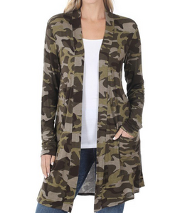 Camo Cardigan